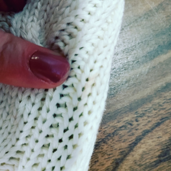 Vintage Nordstrom White Cotton Cardigan - Picture 5 of 7